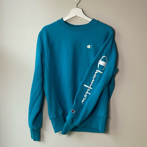 Champion Reverse Weave Embroidered Sweatshirt Medium - Picture 1 of 5